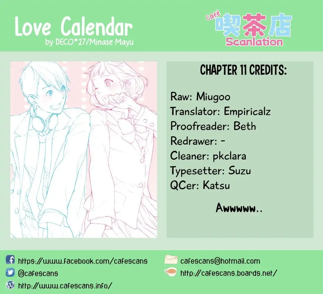 Love Calendar Chapter 11 1